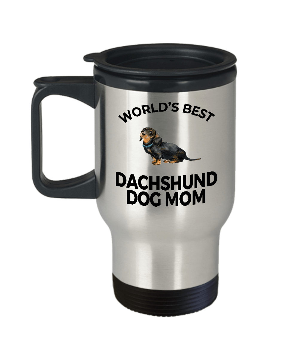 Dachshund Dog Mom Travel Coffee Tea Mug