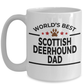 Scottish Deerhound Dog Dad Coffee Mug