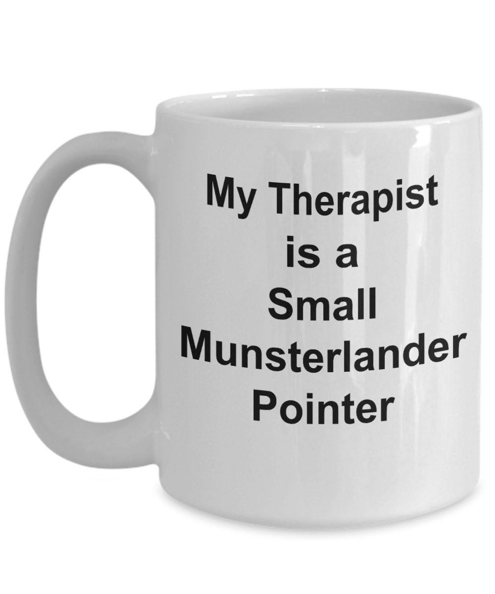Small Munsterlander Pointer Dog Therapist Funny Gift White Ceramic Coffee Mug