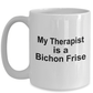 Bichon Frise Dog Therapist Coffee Mug