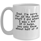 Sorry Dad Funny Father's Day Mug