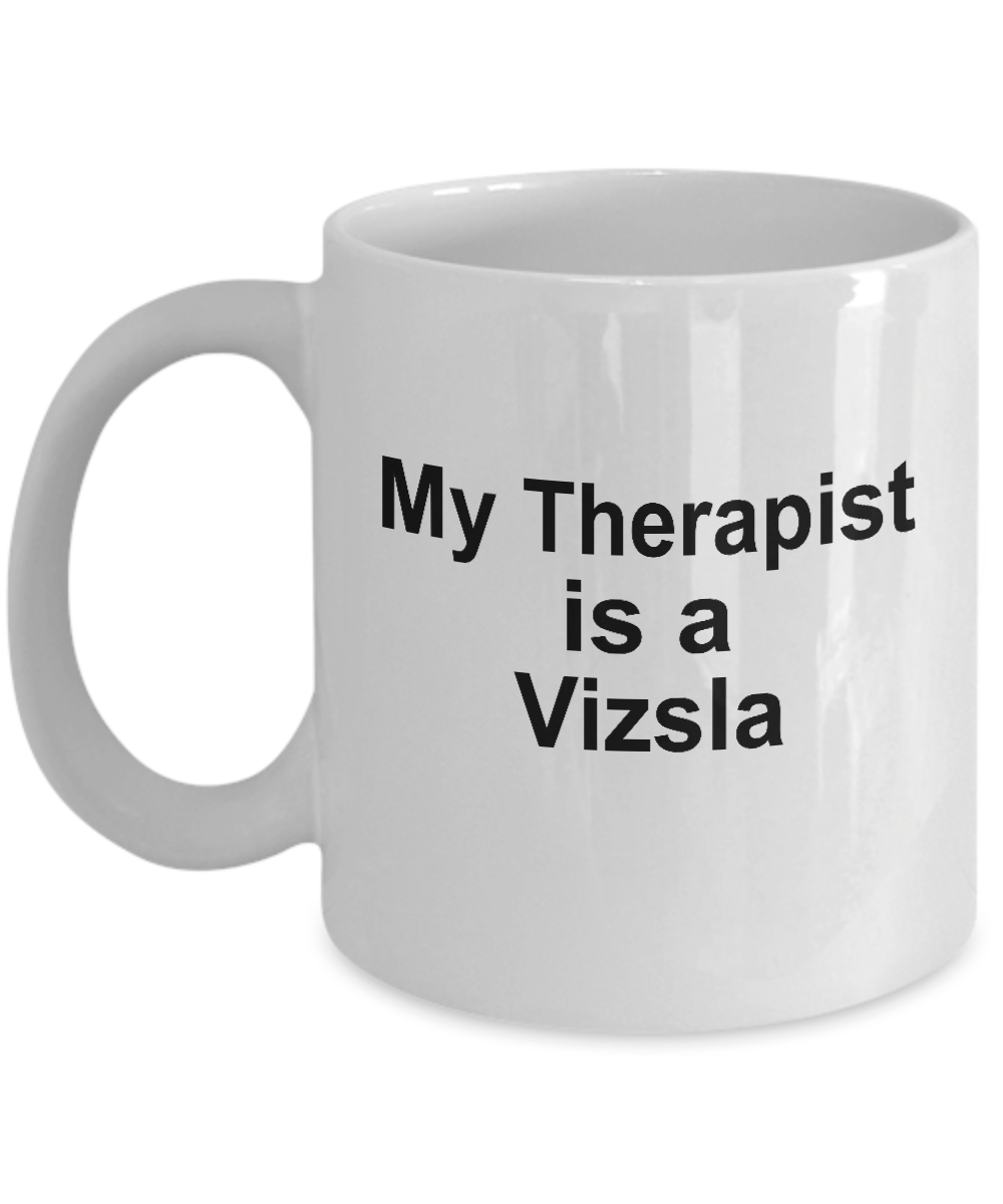 Funny Vizsla Dog Therapist Coffee Mug