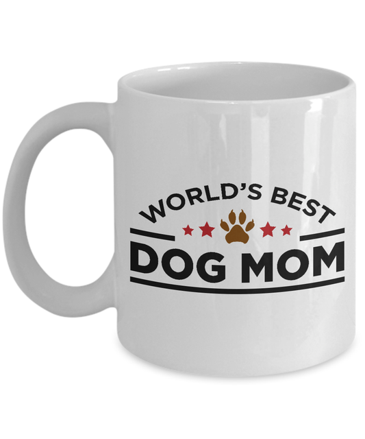 World's Best Dog Mom White Ceramic Mug