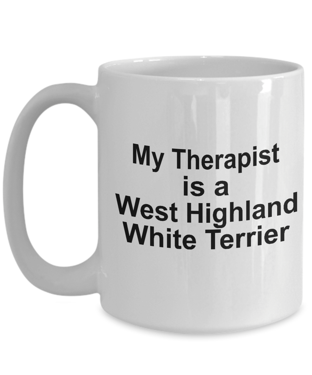 West Highland White Terrier Dog Therapist Coffee Mug