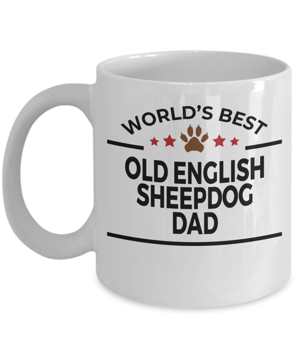 Old English Sheepdog Dog Dad Coffee Mug