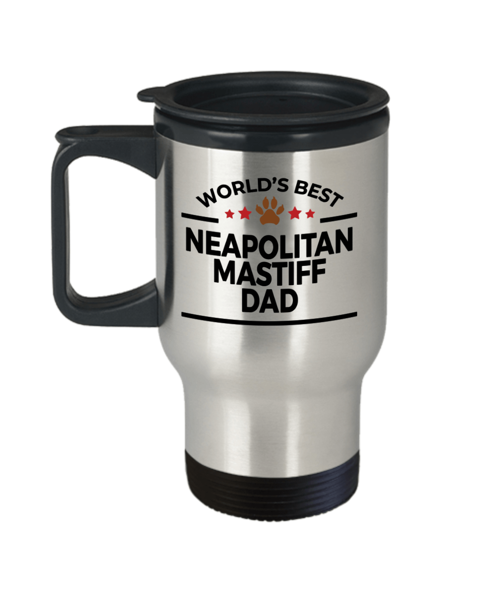 Neapolitan Mastiff Dog Dad Travel Coffee Mug