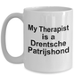 Drentsche Patrijshond Dog Owner Lover Funny Gift Therapist White Ceramic Coffee Mug