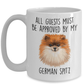 German Spitz Ceramic Coffee Mug All Guests must be approved by my dog