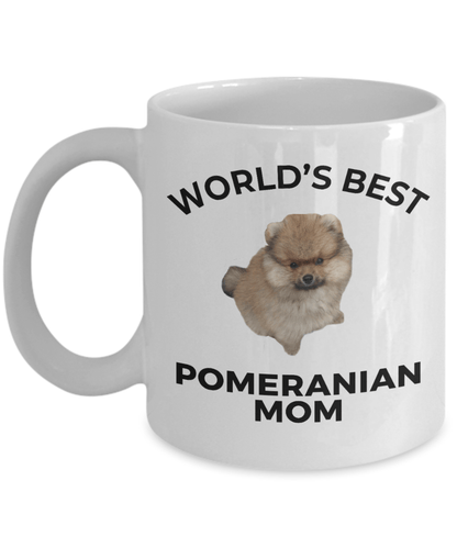 Pomeranian Puppy Dog Mom Coffee Mug