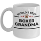 Boxer Dog Grandma Mug