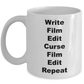 Film Writer Editor Funny Mug