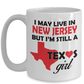 Texas Girl living in New Jersey Coffee Mug