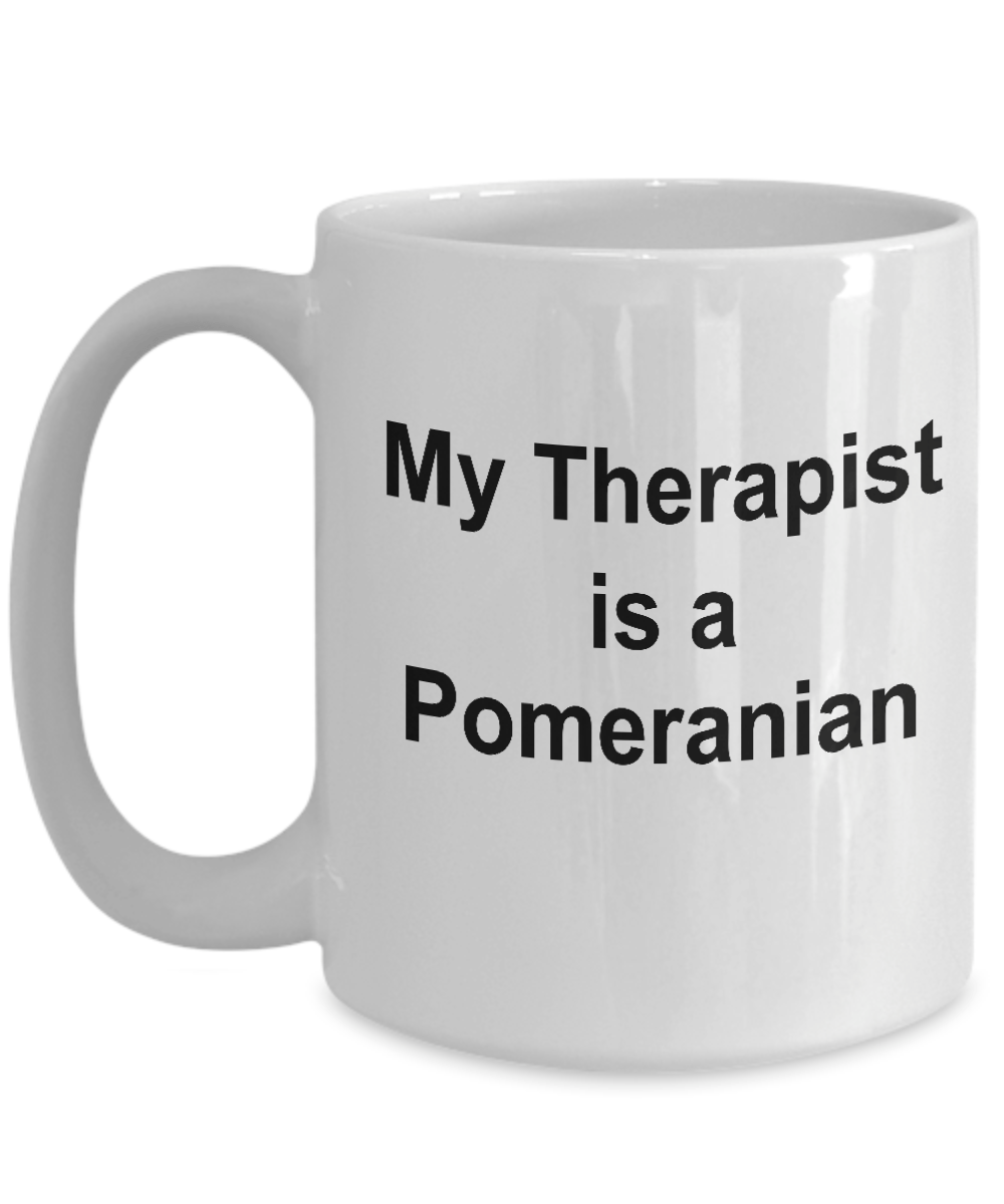 Pomeranian Dog Therapist Coffee Mug
