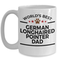 German Longhaired Pointer Dog Dad Mug