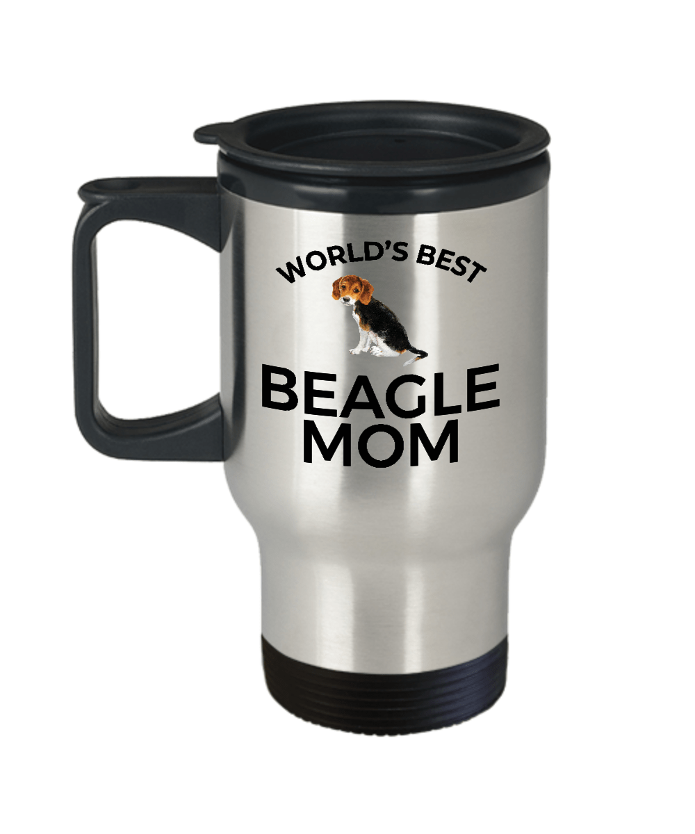 Beagle Puppy Dog Mom Travel Coffee Tea Mug