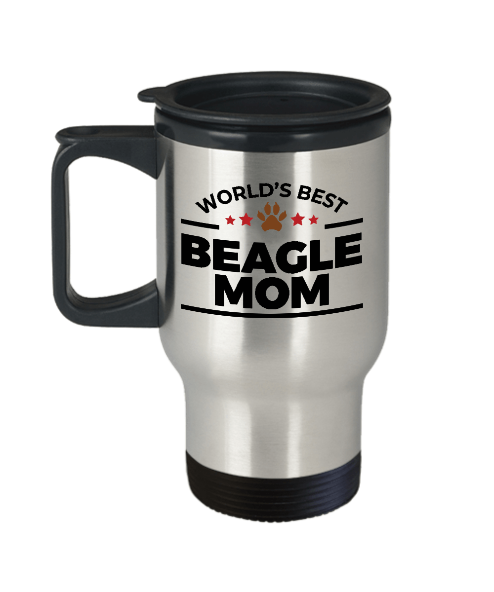 Beagle Dog Mom Travel Coffee Mug