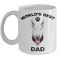 Bull Terrier Dog Dad Coffee Mug
