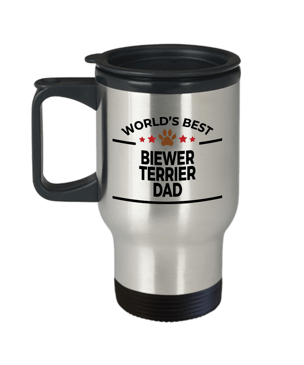 Biewer Terrier Dog Dad Travel Coffee Mug