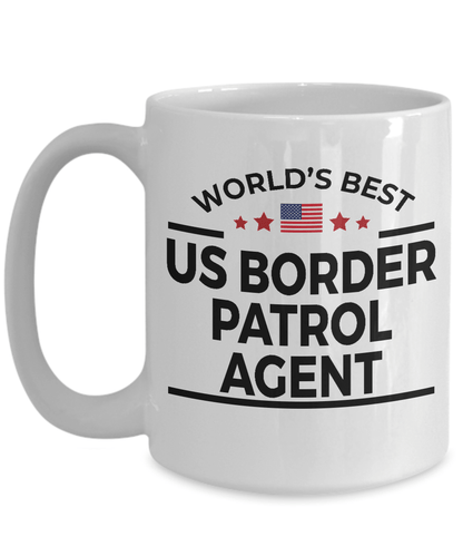 US Border Patrol Agent Gift Birthday Father's Day Mother's Day Appreciation White Ceramic Coffee Mug