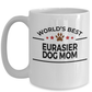 Eurasier Dog Lover Gift World's Best Mom Birthday Mother's Day White Ceramic Coffee Mug