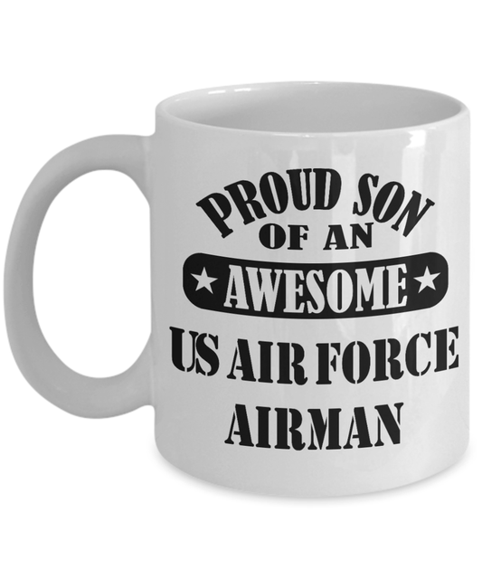 US Air Force Airman Proud Son Coffee Mug