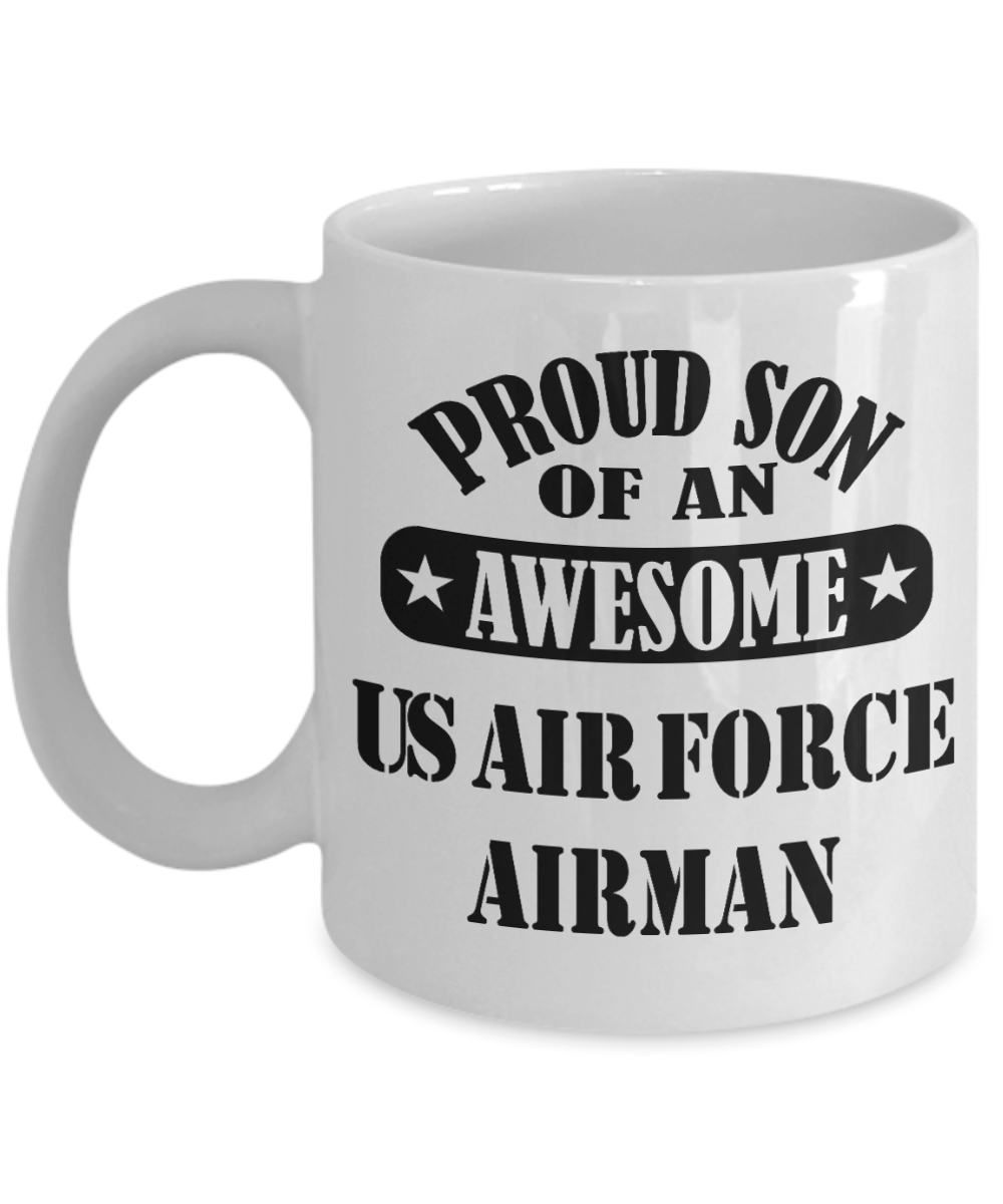 US Air Force Airman Proud Son Coffee Mug