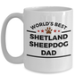 Shetland Sheepdog World's Best Dad Coffee Mug