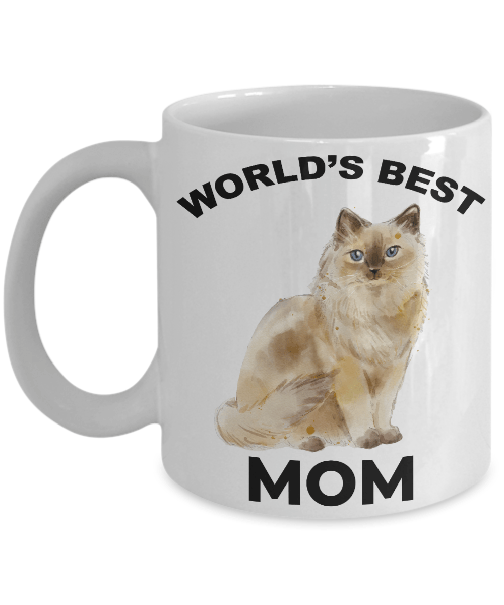 Ragdoll Cat World's Best Mom Ceramic Coffee Mug