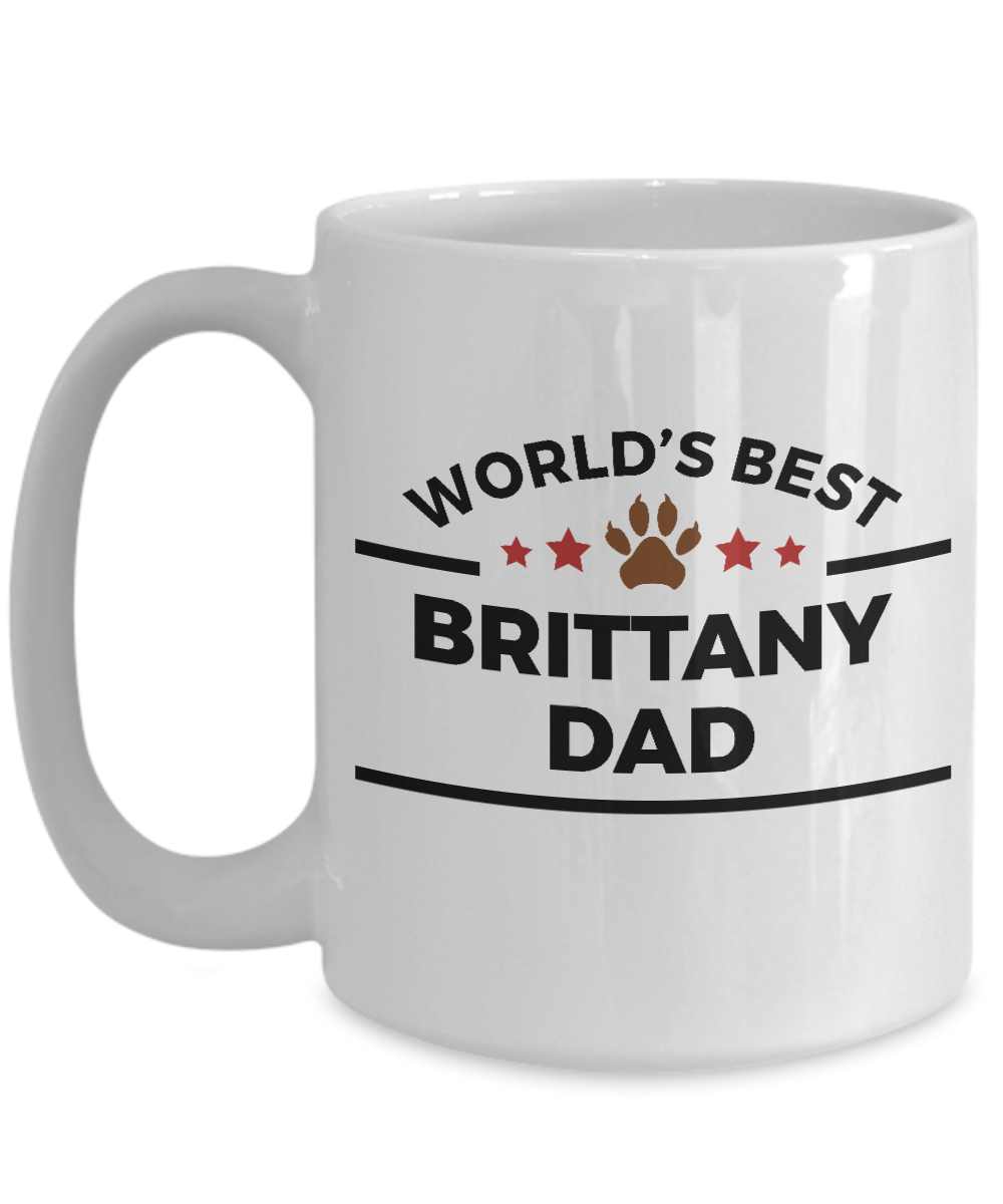 Brittany Dog Dad Coffee Mug