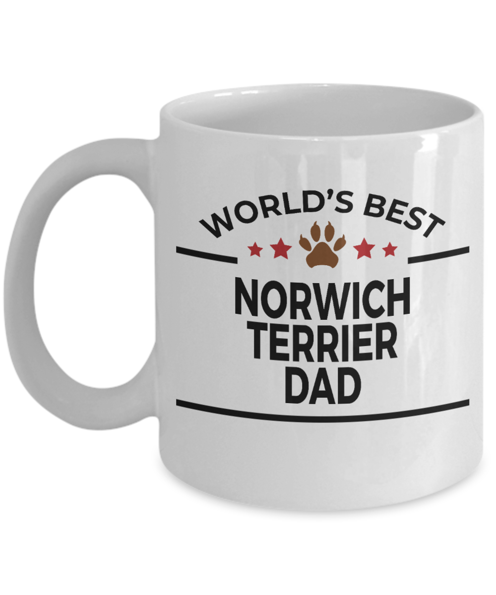 Norwich Terrier Dog Dad Coffee Mug