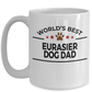 Eurasier Dog Lover Gift World's Best Dad Birthday Father's Day White Ceramic Coffee Mug