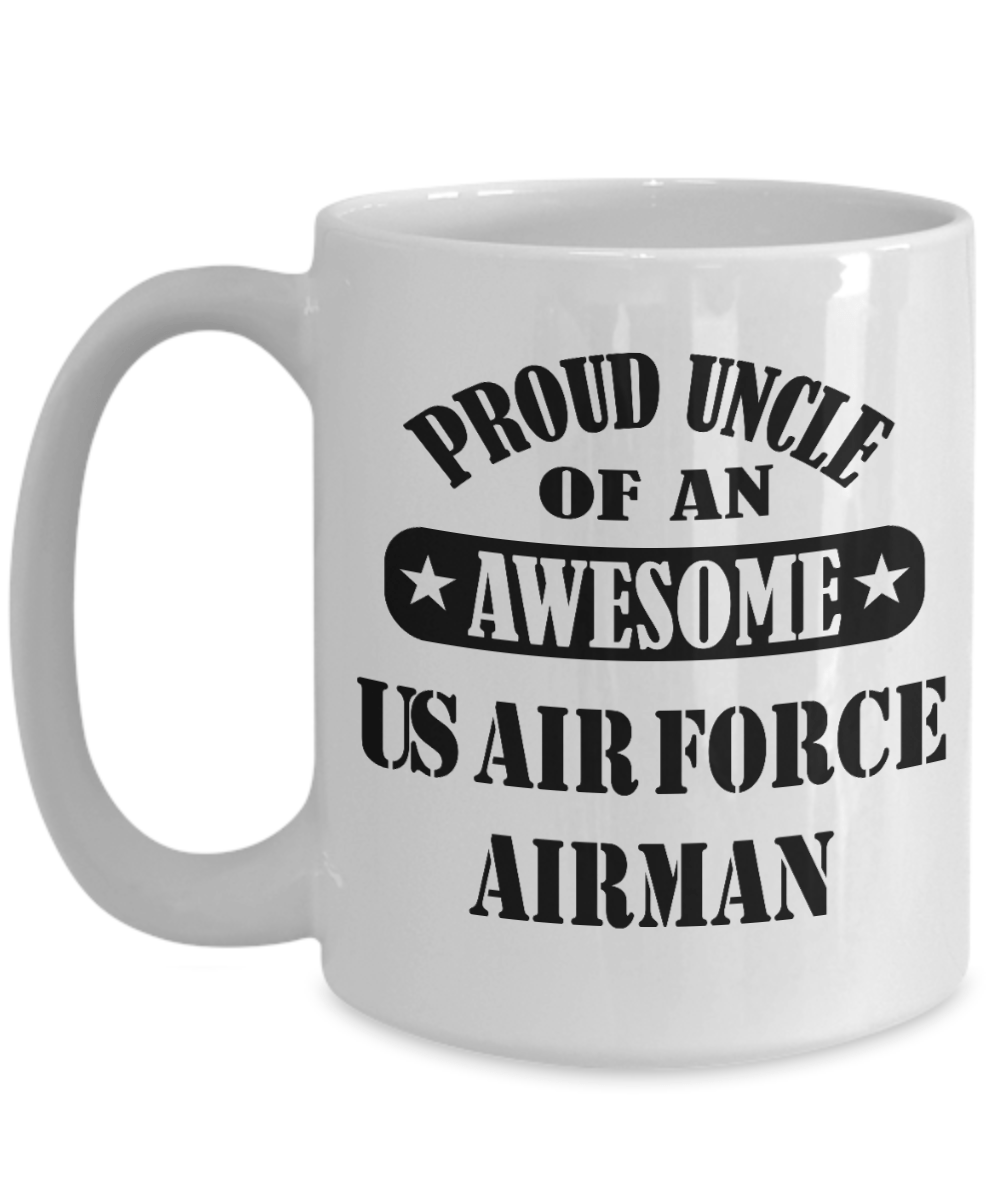 US Air Force Airman Proud Uncle Coffee Mug