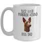Best Ever Pharaoh Hound Dog Dad Ceramic Coffee Mug