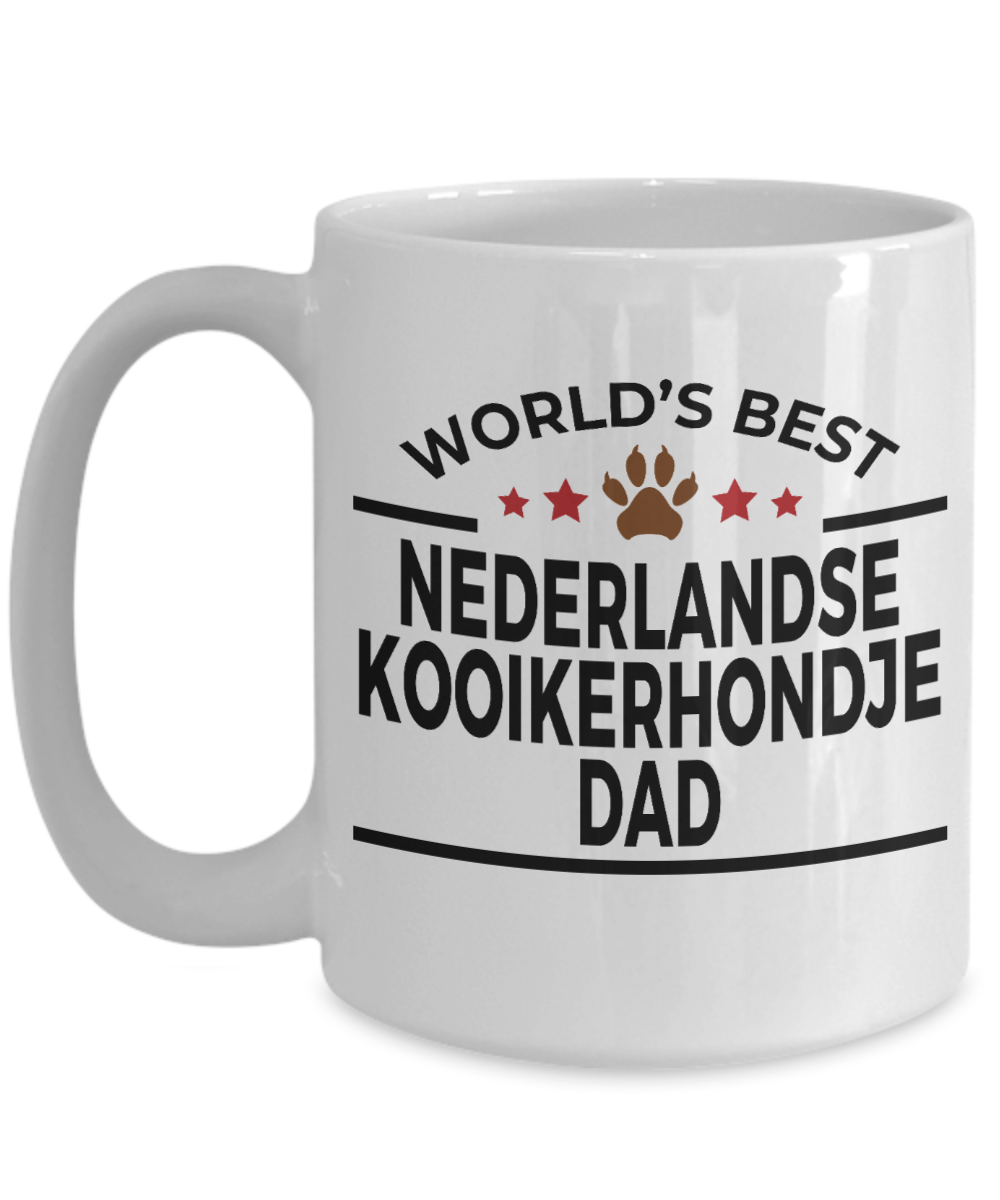 Nederlandse Kooikerhondje Dog Dad Coffee Mug