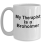 Broholmer Dog Therapist Coffee Mug