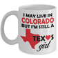 Texas Girl Living in Colorado Mug