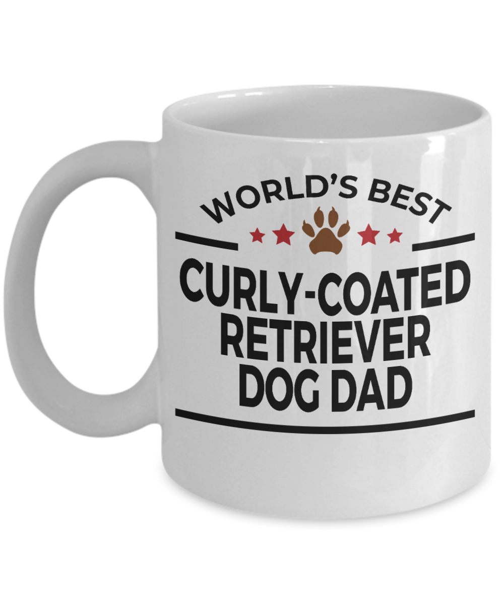 Curly-Coated Retriever Dog Dad Coffee Mug