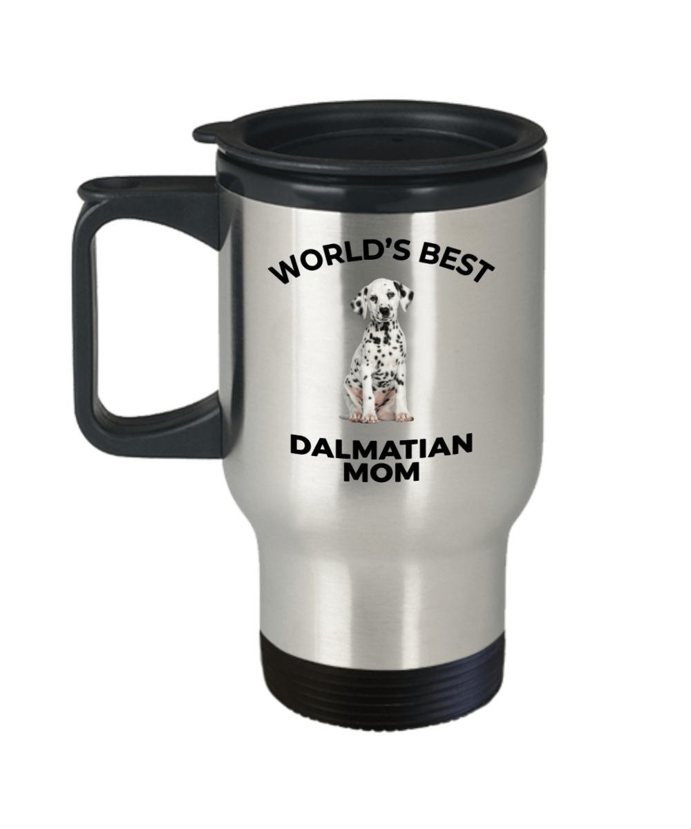 Dalmatian Puppy Dog Mom Travel Coffee Mug