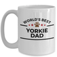 Yorkshire Terrier Dog Dad Coffee Mug
