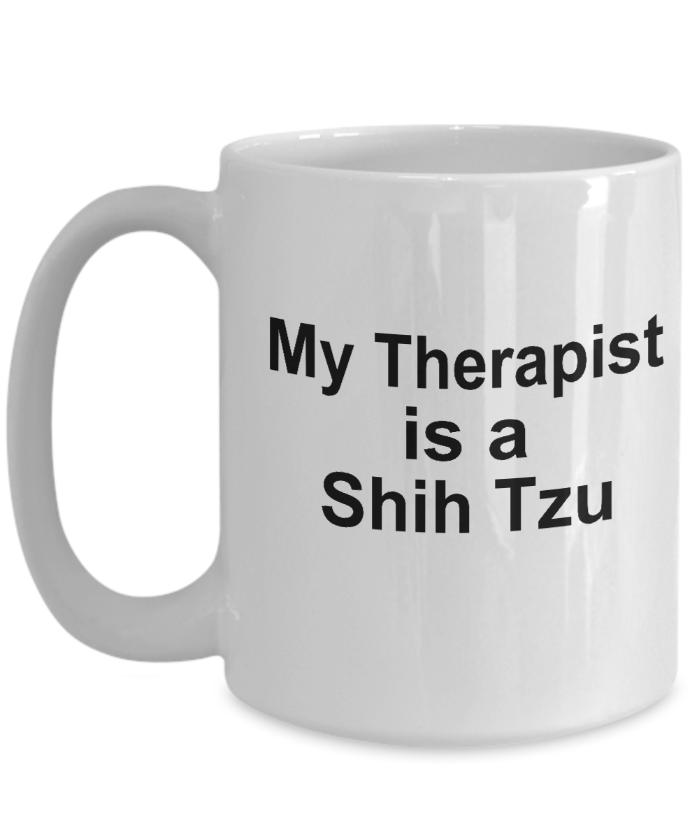 Shih Tzu Dog Therapist Coffee Mug