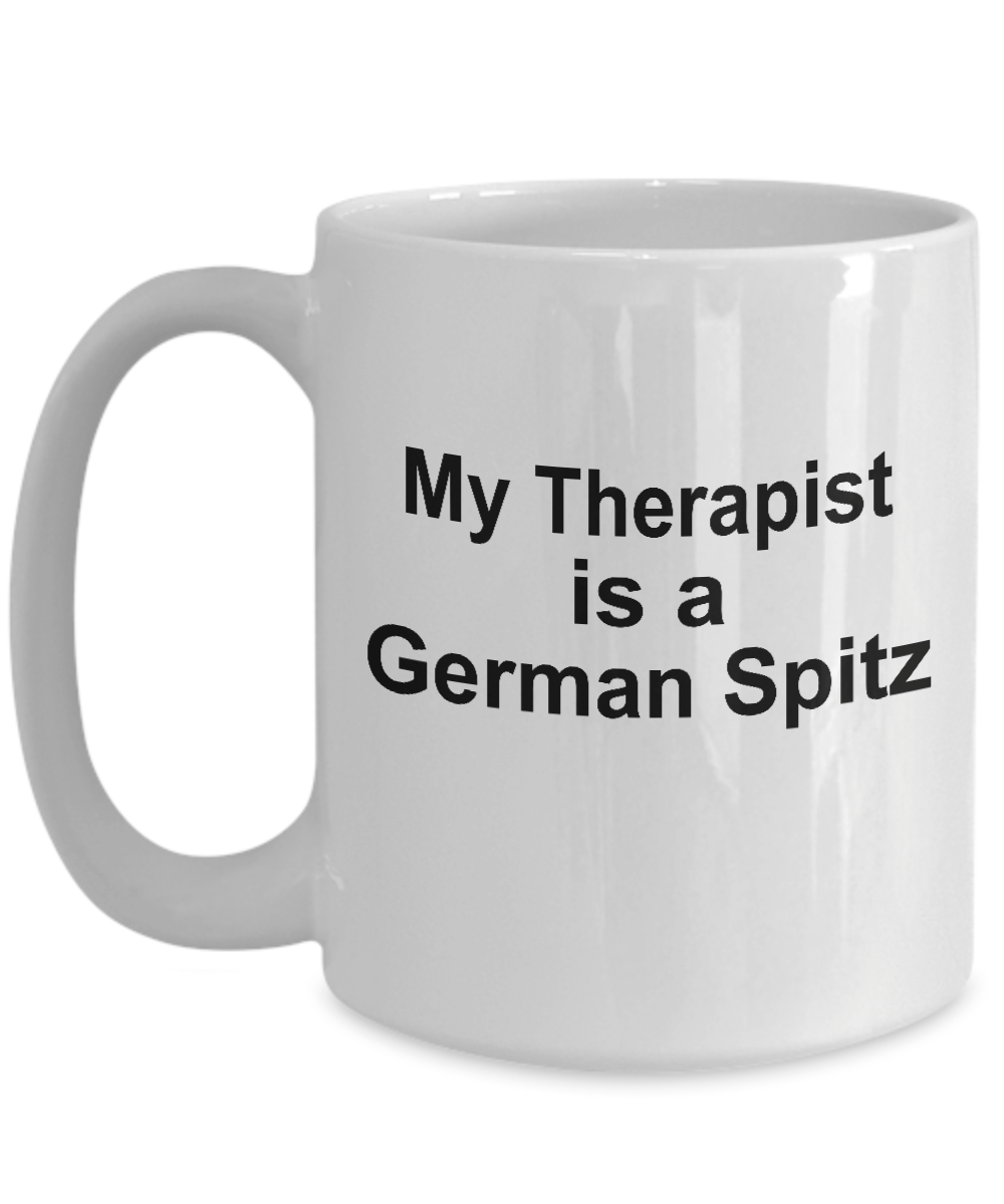 German Spitz Dog Owner Lover Funny Gift Therapist White Ceramic Coffee Mug