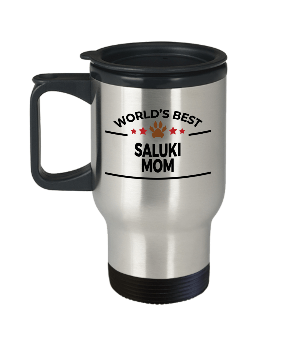 Saluki Dog Mom Travel Mug