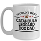 Catahoula Leopard Dog Best Dad Ceramic Coffee Mug