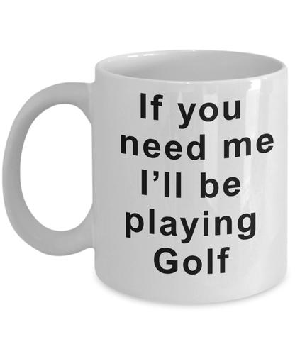 Gone Golfing Office Desk Coffee Mug