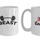 The Beauty and Beast Coffee Cup Set of 2 -  Couples