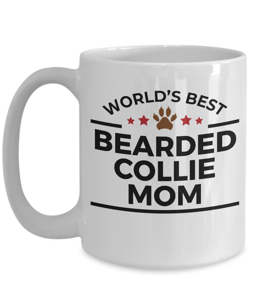 Bearded Collie Dog Mom Coffee Mug