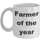 Farmer Gift - Farmer of the year funny coffee mug