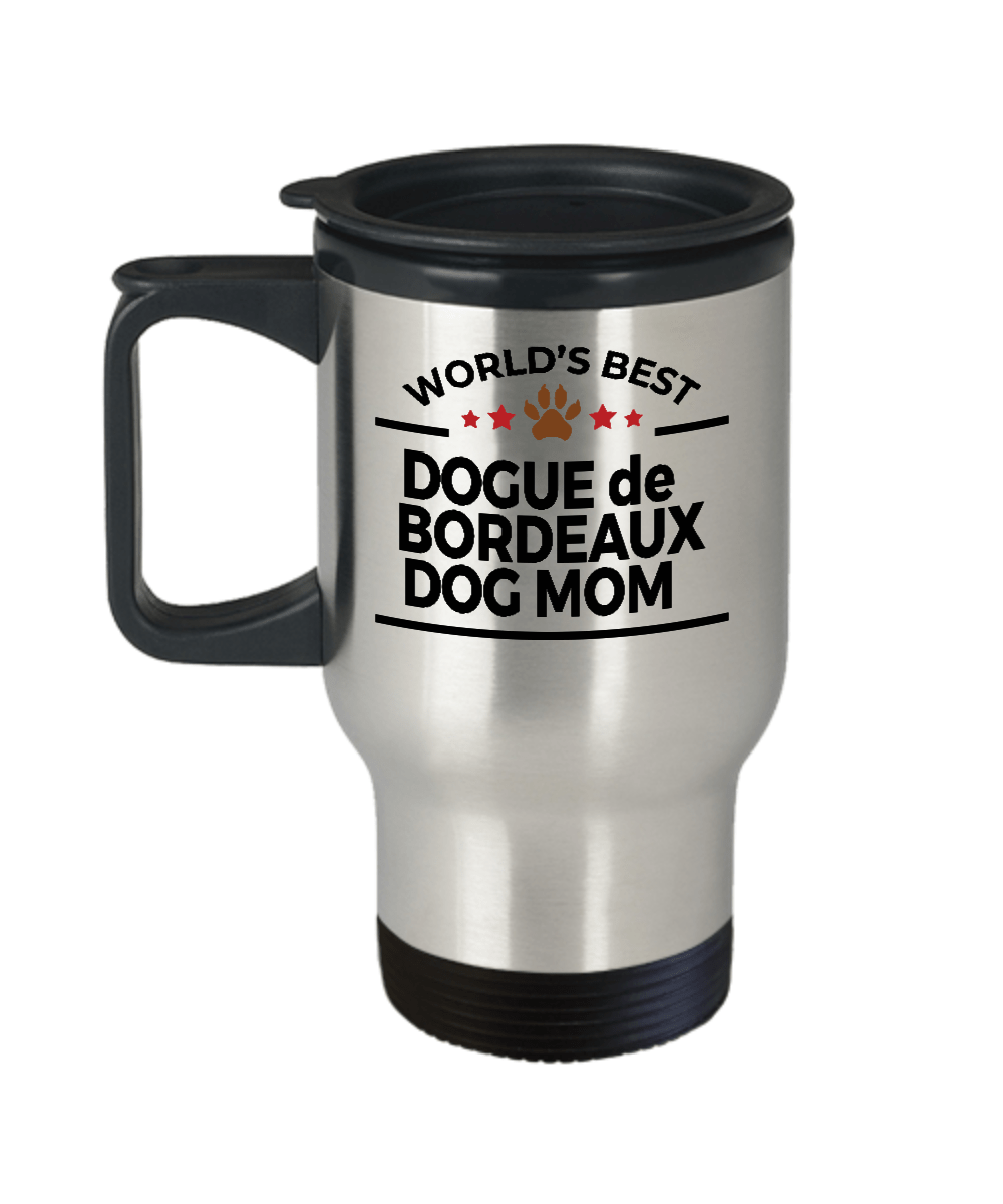 Dogue de Bordeaux Dog Mom Travel Coffee Mug
