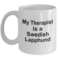 Swedish Lapphund Dog Therapist White Ceramic Coffee Mug