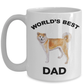 Shiba Inu Best Dad Coffee Mug